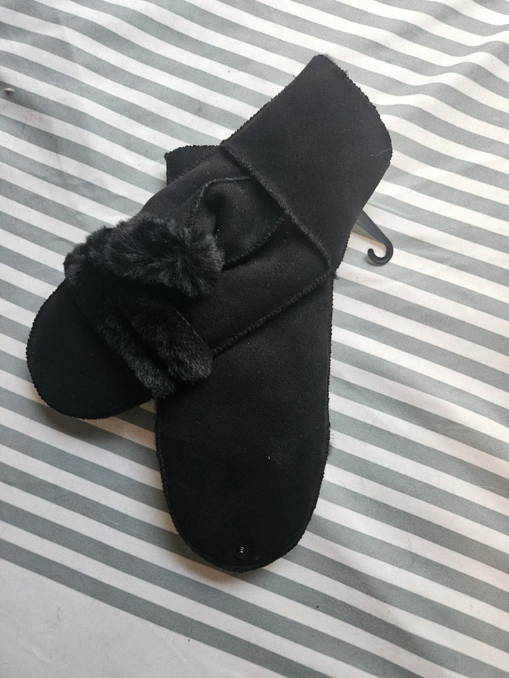 Faux fur shearling Flip Top Mitten